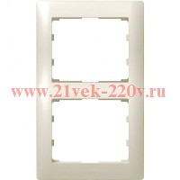 Рамка Legrand Galea Life 2 поста вертикальная White