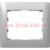 Рамка Legrand Galea Life 1 пост Aluminium
