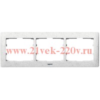 Рамка Legrand Galea Life 3 поста горизонтальная Everest