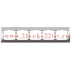 Рамка Legrand Galea Life 5 постов горизонтальная Chrome