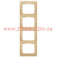 Рамка 4п вер Maple GL LEGRAND