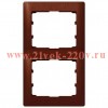 Рамка 2п вер Mahogany GL LEGRAND