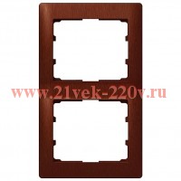 Рамка 2п вер Mahogany GL LEGRAND