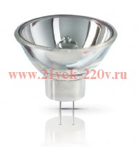 Лампа галогенная 6834/25H 12V 100W GZ6.35 2500h d50x42 PHILIPS (OSRAM 64637)