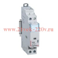 Контактор модульный Legrand CX3 230V 2 полюса 2НО 63А без ручного управления 2 модуля