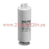 Конденсатор WTB 16 мкФ ±5% 250V d30 l95 M8x10 (Пласт. корпус/Wago/ 40C...+85C)