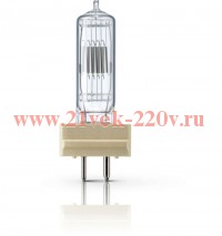 Лампа галогенная 6994P FTM CP/72(43) 230V 2000W GY16 54000lm 400h d40x145 3200KPHILIPS (GE 30497 OS