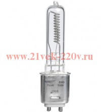 Лампа галогенная 6983P FEP CP/77 1000W 230V G9.5 PHILIPS (OSRAM 93734 GE 88448)