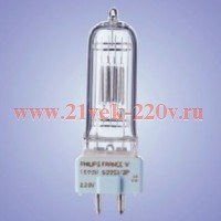 Лампа галогенная 6995i/BP GAB 1000W 230V GY9,5 (OSRAM 64748XS) PHILIPS