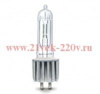 Лампа галогенная 7007 575W 230V 14900lm 400h d19x104 Heat Sink PHILIPS (93728 OSRAM)