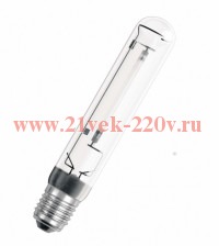 Лампа натриевая VIALOX NAV T 250 4Y E40 27000lm d=46 l=257 (прозрачная цилиндрич 4 года)