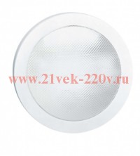Светильник 73025 DULUX RONDEL 9W (G23, d230x55,белый,IP43)