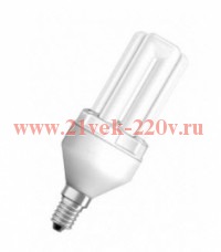 Лампа компактная люминесцентная DULUX INT LL 11W/840 220 240V E14 d45x126 20000h OSRAM