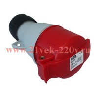 Розетка кабельная ABB 416-C6 IP44 16A 3P+N+E