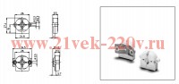 47500 VS Патрон G13 T8 T12 поворотный без пружины M3 d26x9.5