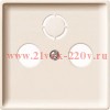 Накладка телевизионной розетки TV+FM+(SAT) System Design Merten бежевый