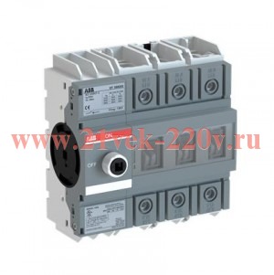 Рубильник ABB OT160G03 3-х полюсный на 160А (без ручки управления)