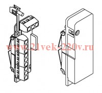 Контакты состояния выключателя AUX-C T4-T5-T6 1Q 1SY 250 Vac/dc ABB