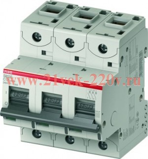 Автоматический выключатель 3P ABB S803C C20 ABB