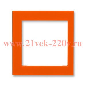 Накладка на рамку ABB Levit 55х55 промежуточная оранжевый