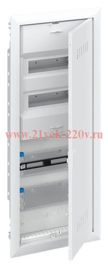 UK662CV Шкаф комбинированный с дверью с вентиляционными отверстиями (5 рядов) 24М