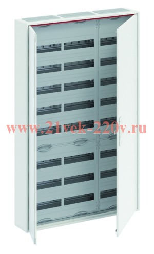 Шкаф 288М(3х8х12) навесной IP44,1250x800x160 ABB ComfortLine Compact CA c клеммами N/PE (CA38VZRU)