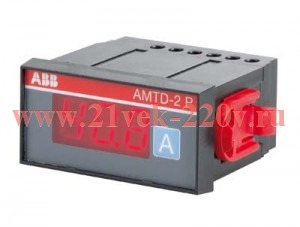 Амперметр (36х72мм) цифровой переменного тока AMTD-1 P ABB