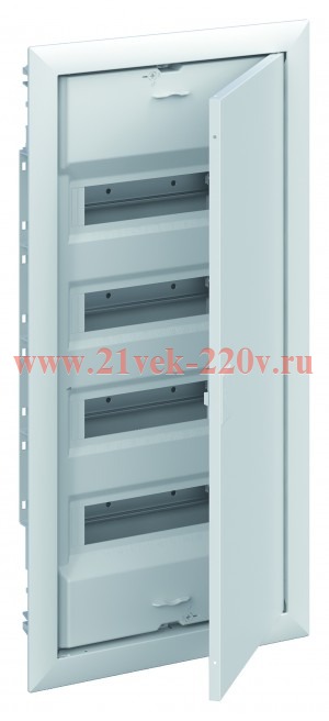 Шкаф внутреннего монтажа ABB на 48М (4x12) автозажим N/PE UK640V3RU 2CPX077843R9999 (винтовые) (электрический щит)