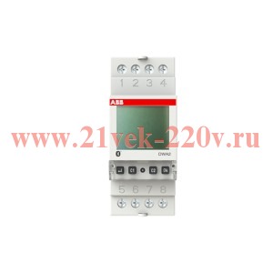 Реле времени цифровое недельное DWA2 ABB
