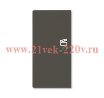 SRS-2-L-95 Клавиша двойная левая free@home, сцена, Basic 55, цвет ch?teau-black