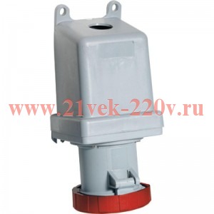 Розетка для монтажа на поверхность 4125RS6W, 125A, 3P+N+E, IP67, 6ч ABB