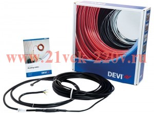 Нагревательный кабель ДЕВИ Snow-30T 630Вт 230В 20м (DTCE-30)