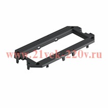 Накладка для монтажной коробки OBO Bettermann UT3 для 3xModul45 165x76 мм (полиамид, черный)