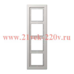 Рамка 4-ая Jung LS-design Светло-серый