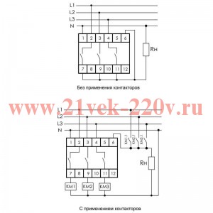 Переключатель фаз автоматический PF-431 16 А