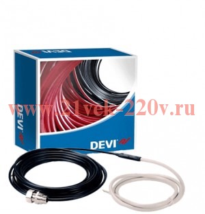 Нагревательный кабель в трубу Devi DTIV-9 169/185Вт 20м