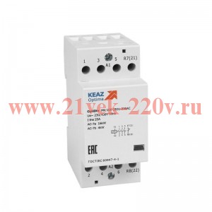 Контактор модульный OptiDin MK-100-2540-230AC КЭАЗ 321147