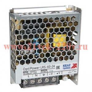 Блок питания панельный OptiPower LRS 50-24 2.2A КЭАЗ 328872
