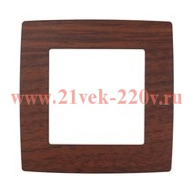 Рамка на 1 пост Эра 12, вишня 12-5001-08