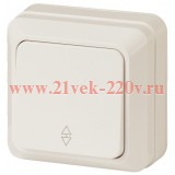 Переключатель 10А-250В IP20 ОУ Intro Quadro, сл.кость 2-103-02 (5055945565744)