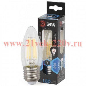 Лампа светодиодная F-LED B35-7w-840-E27 ЭРА Б0027951