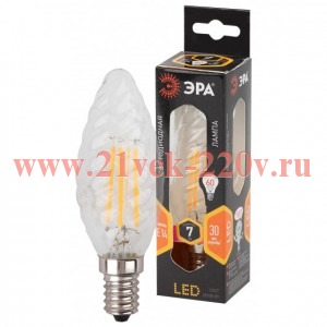 Лампа светодиодная F-LED BTW-7w-827-E14 ЭРА Б0027960
