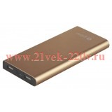 Intro PB10 USB зарядки_25Power Bank 10 000 mAh, Gold (40/1000)