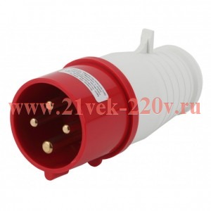 ЭРА V-32-3P-PE-IP44 Вилка переносная 024 3Р+РЕ 32А 380В