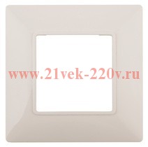 Рамка на 1 пост Эра Elegance слоновая кость 14-5001-02 (бежевый)
