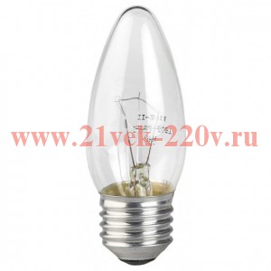 ЭРА ДС 40-230-E27-CL ДС свечка 40Вт 230В E27 цветная упаковка