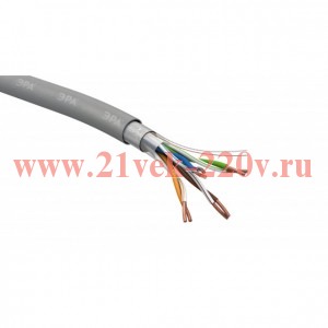 ЭРА FL-4-PVC Кабель витая пара F/UTP 4x2x24AWG Cat5e CU PVC 305 м SIMPLE