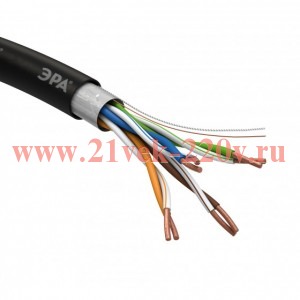 ЭРА FL-4-PE Кабель витая пара F/UTP 4x2x24AWG Cat5e CU PE OUTDOOR 305 м SIMPLE