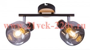 Светильник Rivoli Dorkas 7026-702 2х40Вт E14 спот настенно-потолочный поворотн. Эра Б0047097