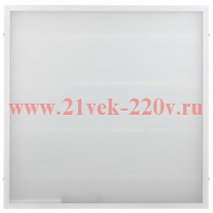 Светильник светодиодный SPO-6-36-6K-M-A с коннектором д/БАП 595х595х19 36Вт 3060лм 6500К матов. ЭРА